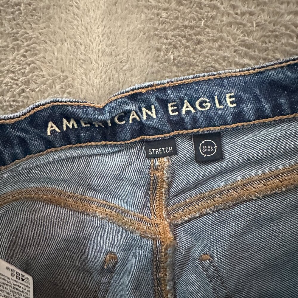 American Eagle Barrel Leg Jeans Women's size 0 Short 0S S - Picture 4 of 9